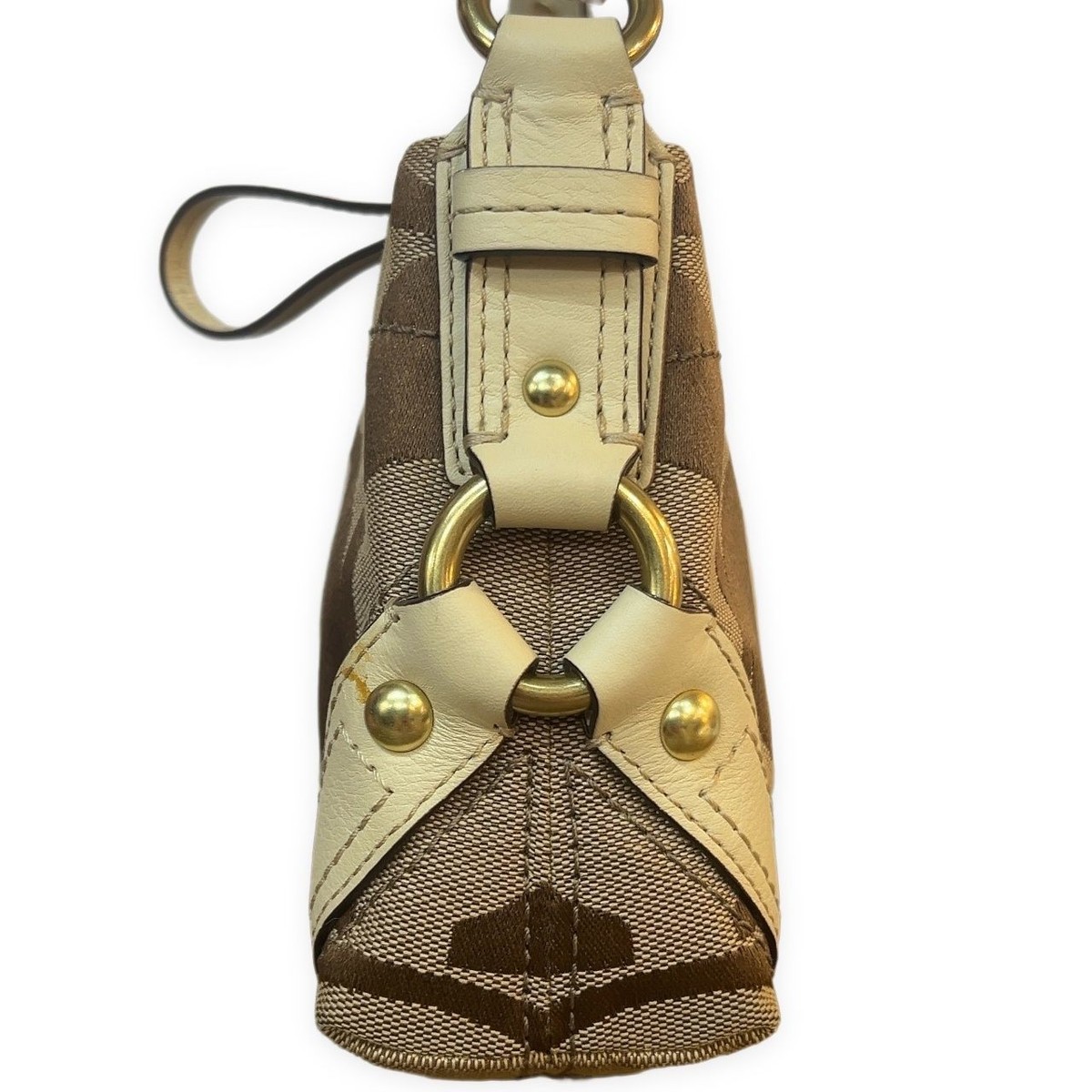 Coach Signature Shoulder Bag Accessory Pouch Mini Bag One-Shoulder 