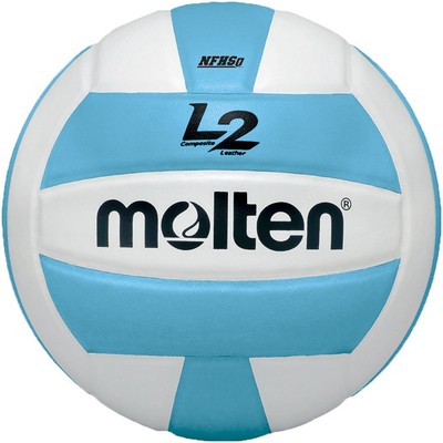 Molten L2 Volleyball Official Size and Weight Colombia Blue NFHS Approved