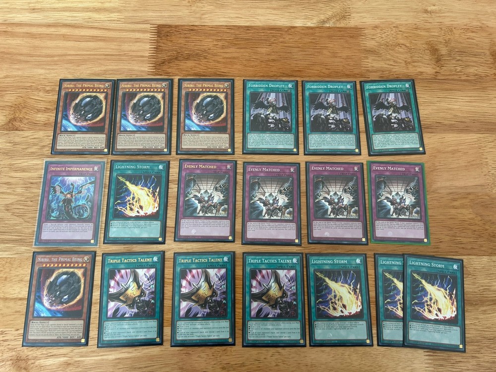YuGiOh Staples Lot Mixed Rarities Near Mint Condition