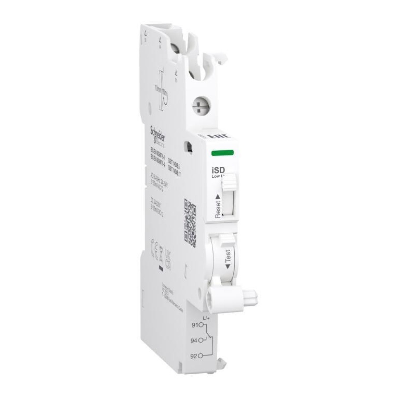Signal Contact, Acti9, iSD 2-100mA, 1CO, for Acti9 A9A26916