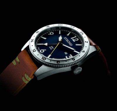 STROND SSC101 GMT Blue Dial Steel Sapphire 41mm Concorde Watch