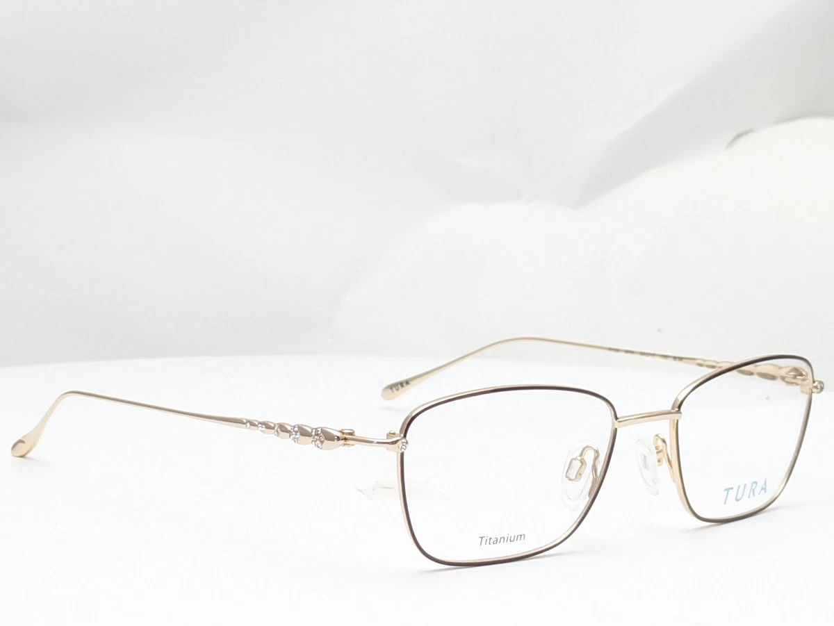 Tura Brown Metal Eyeglass Frames for sale | eBay display picture 3