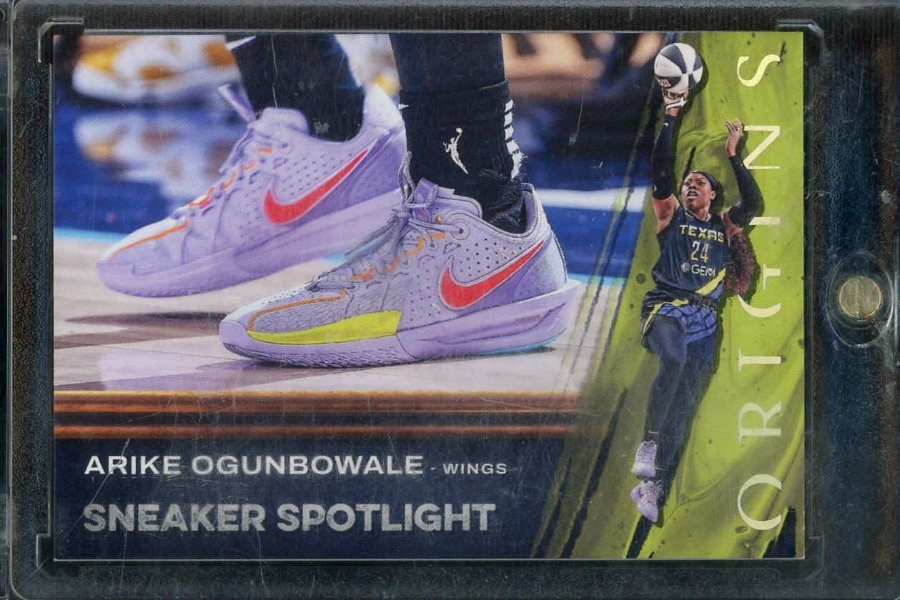 2024 Panini Origins WNBA Arike Ogunbowale Sneaker Spotlight SSP Dallas Wings