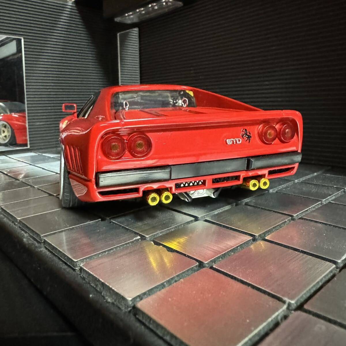 フェラーリ 288 GTO アート AUTOart 1/18 Ferrari 288GTO Diecast Custom Deep Rim Wheels Model
