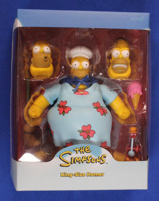 Super7 Simpsons King Size Homer 7'' Figure Sealed in Box