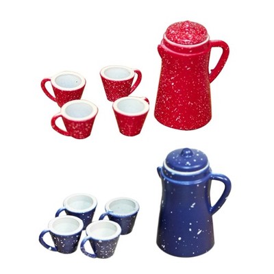 Simulation Kitchen Appliance Furniture Model Tea Pot Role-Play Hobby Collection