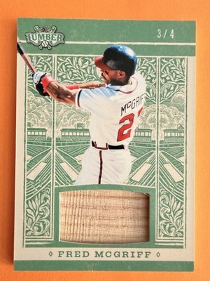 2025 Leaf Lumber FRED MCGRIFF Game-Used Bat Relic #GL-45 (3/4)