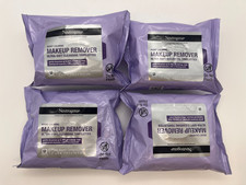 4x NEUTROGENA NIGHT CALMING MAKEUP REMOVER WIPES 25ct EACH SEALED MR 954