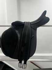 Thorowgood Black Horse Saddle 17.5” Wide/extra Wide Used Condition