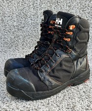 HELLY HANSEN 8" Men's Work Boots 172003 Aluminum Toe Composite Plate 10 US Size