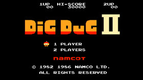 Dig Dug 2 Nintendo Famicom NES Japanese ver Cleaned Tested & Working