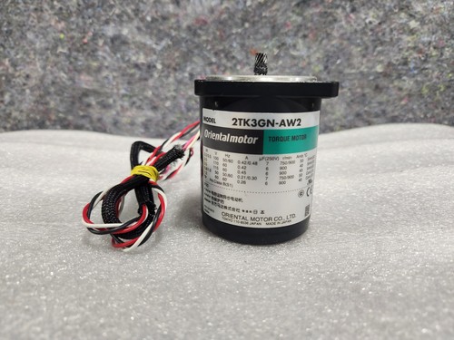 Oriental 2TK3GN-AW2 K-Series Torque Motor 110/115V 8mm Toothed Shaft 3W 1/250 HP