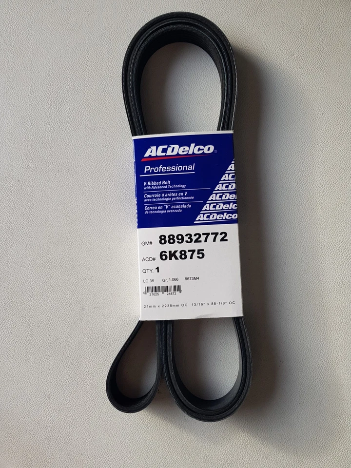 AC DELCO "Keilriemen +Spannrolle +Riemenspanner" -Ford Mustang V6 4.0L 2005-2010 - Image 2 of 4