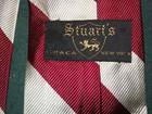 Vintage Cornell University Silk Skinny Necktie for Stuart's Ithaca VGC HTF RARE — photo 2