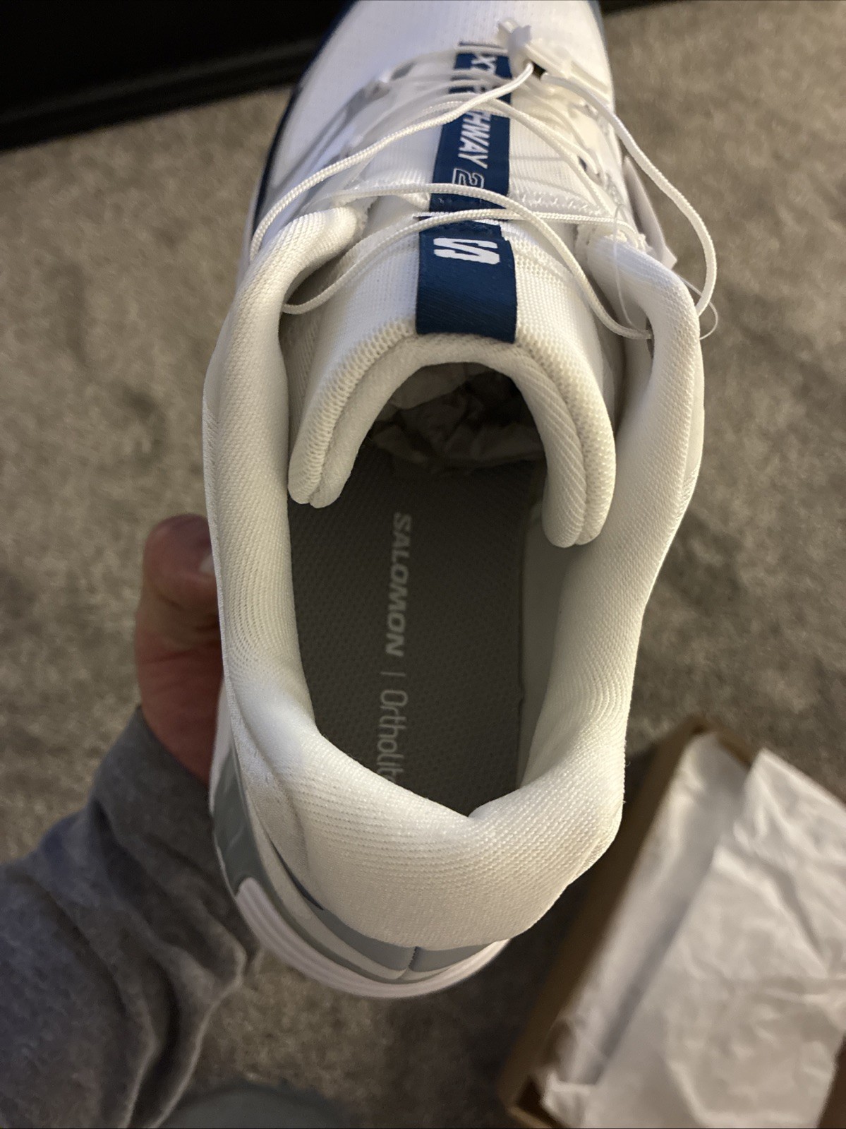 SALOMON XT Pathway 2 'White Poseidon' - L47722900 Size 10 BNIB image 3