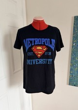 NWT NEW Superman DC Comics T-Shirt Tee Metropolis Logo Warner Bros 2015 Unisex M