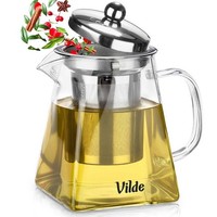 5900670101715 Dzbanek Szklany 490Ml Z Zaparzaczem DO Herbaty ZiÓŁ 259411 Vilde