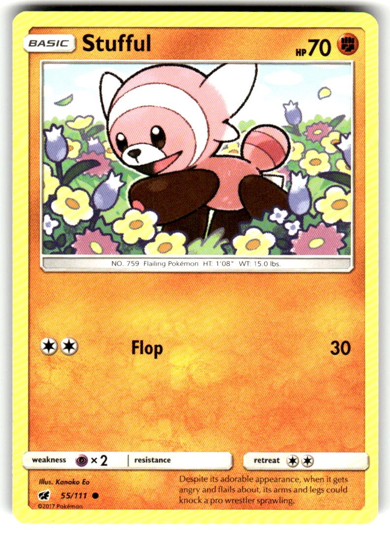Stufful 55/111 Near Mint Crimson Invasion