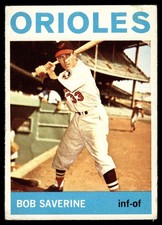 1964 Topps #221 Bob Saverine