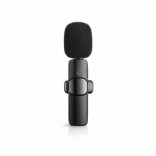 Wireless Lavalier Microphone Mini Mic Noise Reduction For iPhone Android
