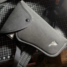 Desert eagle pistol carrier by Uncle Mikes pistol shown demo only