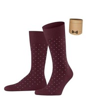 Socks For Men Groomsmen Gifts For Men Dot One Size A1a:maroon Gray-1pair