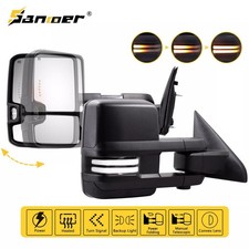 Power Fold Towing Mirrors Led Switchback Signal For 2010-2018 Ram 1500 2500 3500