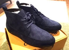 NEW IN BOX Comfortview Women's lace Up size 11 M The Elsa Bootie Navy Blue