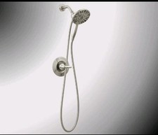 Delta Arvo 14 Nickel Shower Faucet 2-in-1 Spray Valve and Trim Kit 142840-SP-I