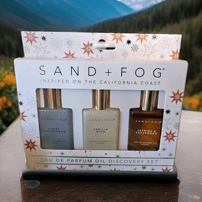 Sand And Fog Parfum Oil Violet Sandalwood Vanilla Musk Jasmine