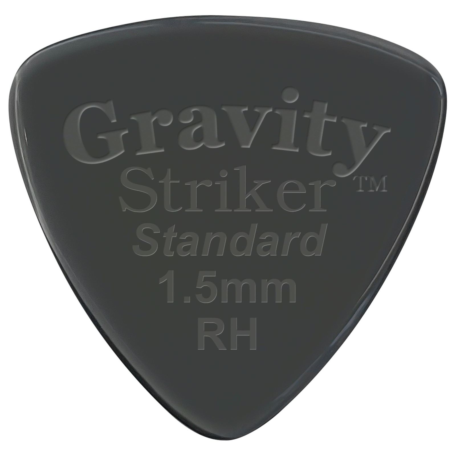 Медиаторы Gravity Guitar Picks GSRS15P-RH Striker со скосами скорости RH Стандартные 1,5 мм -