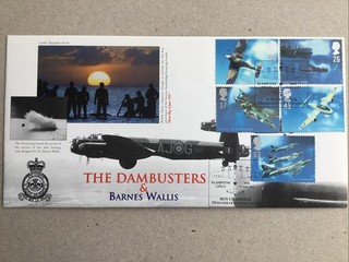 Cambridge Stamp Centre 1997 Dambusters FDC Architects Of The Air Stamps Sp Pmk.