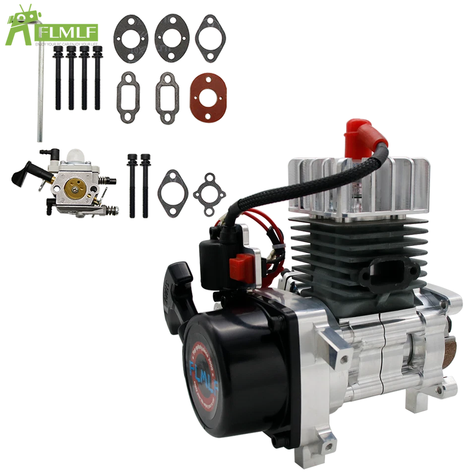 FLMLF CNC 32cc PRO 11HP Racing Crankcase Engine for 1/5 HPI RV Baja 5B 5T LT FG - Image 3 of 4