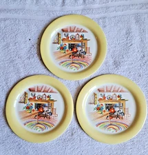 3 HLC SWING EGGSHELL COLONIAL KITCHEN 9 1/4" PLATES LR