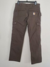 Carhartt Men's Rugged Flex Relaxed Fit Ripstop Cargo Work Pants 30 X 30 Brown