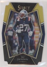 2021 Panini Select Premier Level Black & Gold Prizm Die-Cut JC Jackson #124 0jk3