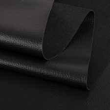 72 x 54" Vinyl Fabric Faux Leather Cotton Backing Upholstery Pleather for Crafts