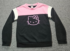 Hello Kitty black pink long sleeve sweatshirt girl/kids size 12