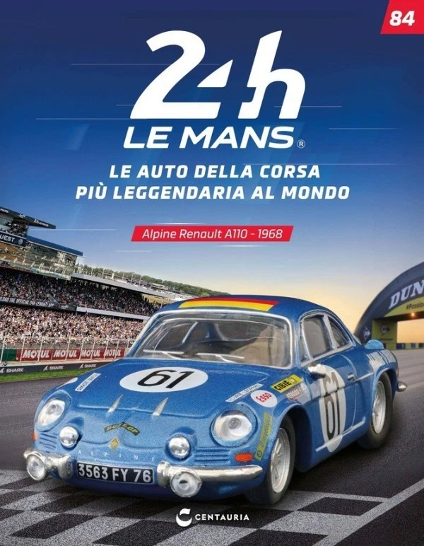 24h Le Mans Collection -  Alpine Renault A 110 - nr 84. Modellino  1/43 Die Cast - Immagine 2 di 4