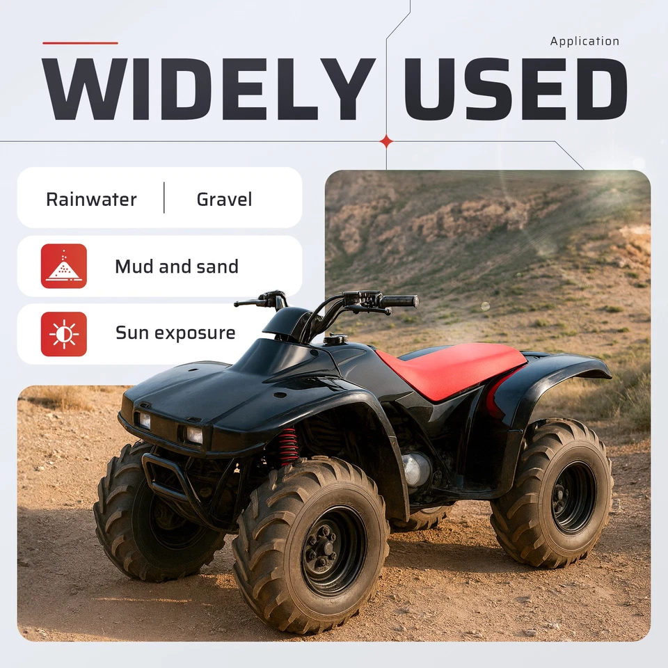 Black Front Fender Flaps Flare Mud Guard Plastic(ABS) For Honda TRX300 1988-2000 Foto 4 de 4