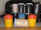 Vintage Lot of 36 KODAK FILM CANISTERS plastic + 3 Metal + 1 Roll of 35mm Film — photo 7