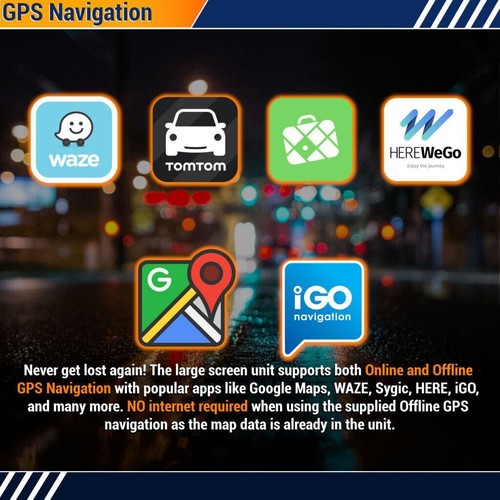 Android Radio für Nissan Navara D40 Carplay Auto DAB GPS Navi IPS BT Hauptgerät - Bild 4 von 12