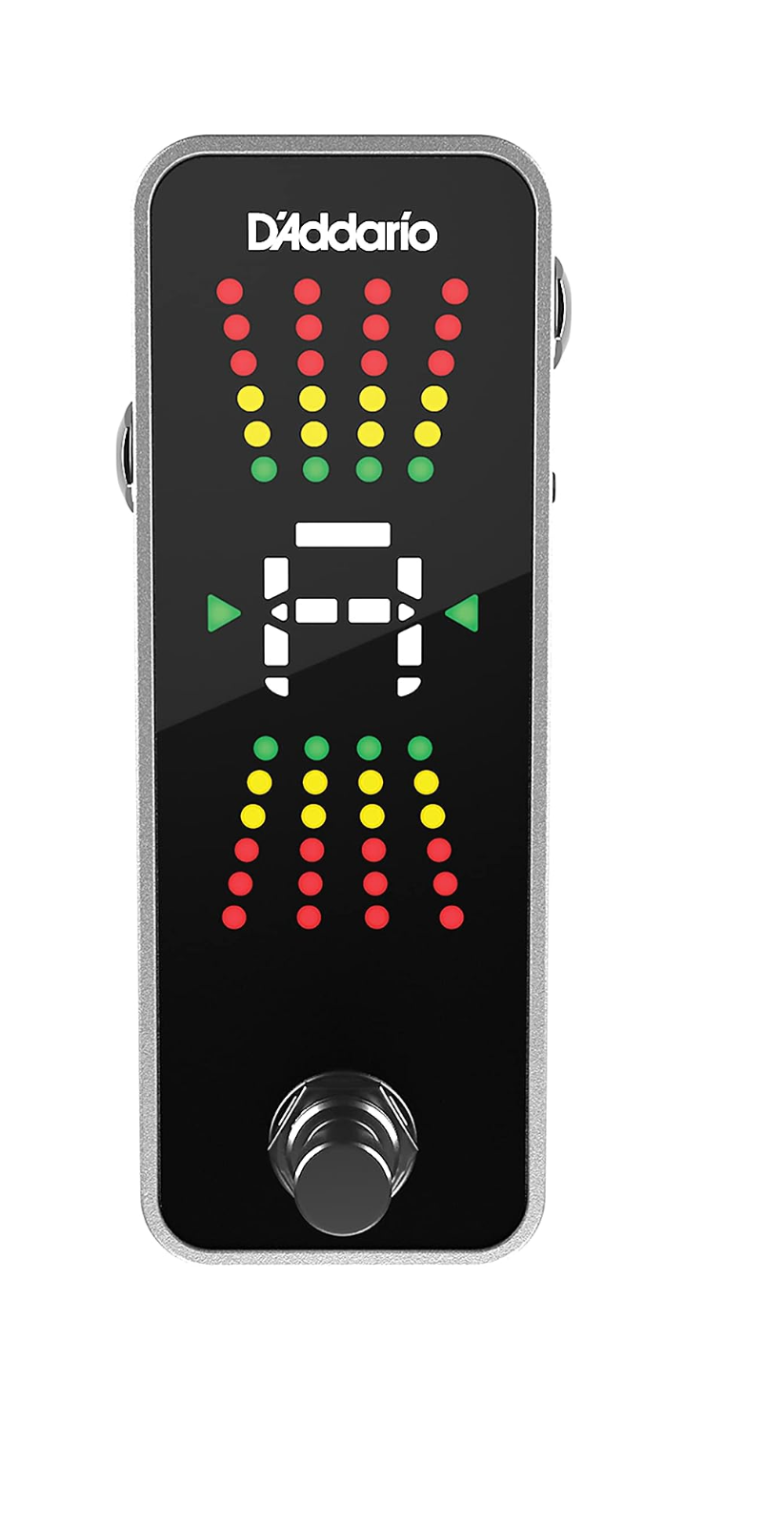 D'Addario Guitar Tuner Pedal, Chromatic Tuner with Full Color Display