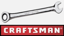 New CRAFTSMAN Ratcheting Wrench, SAE & Metric, 72-Tooth, 12-PT (You Choose Size)