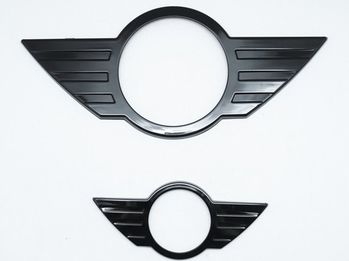 Cubierta de insignia emblema negro brillante delantera y trasera para Mini Cooper Countryman R60 Mk1 - Imagen 12 de 12
