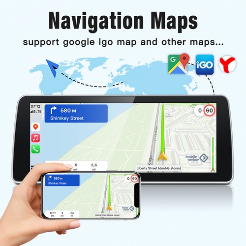 12.3" Android 13 CarPlay GPS Stereo 8+128GB for BMW F25 X3 2011-2013 NBT - Picture 7 of 14