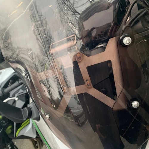Front Windshield Phone GPS Navigaton Plate Bracket For Kawasaki Ninja Z1000SX - 第 10/14 張圖片