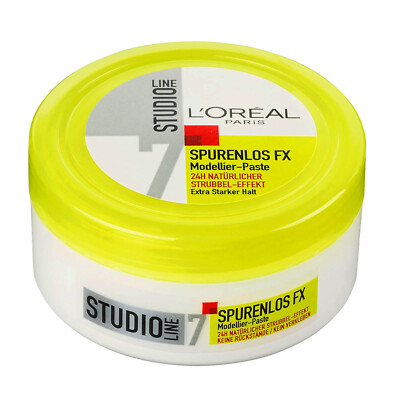 75ml Loreal Paris Studio Line Spurenlos FX Modelier-Paste 24h Strubbel Effekt