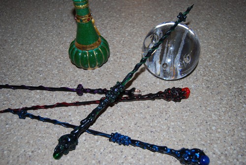 Lote de 5 varitas únicas - paquete de fiesta - mago mago cosplay - inspirado en Harry Potter - Imagen 5 de 12