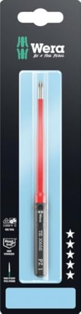 Wera Kraftform Kompakt VDE 3065 iS PZ Take it easy SB, acciaio Inox, PZ 1 x 157